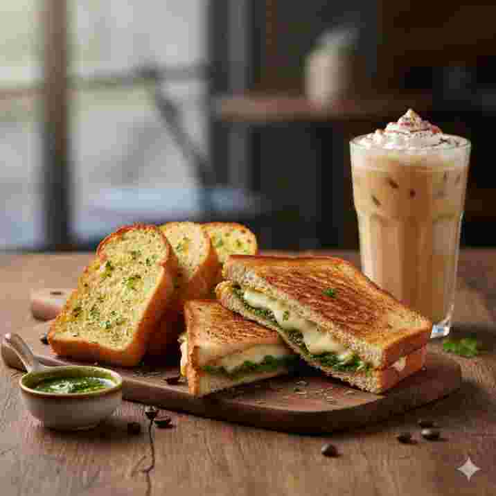 Cheese Chatni Sandwich
